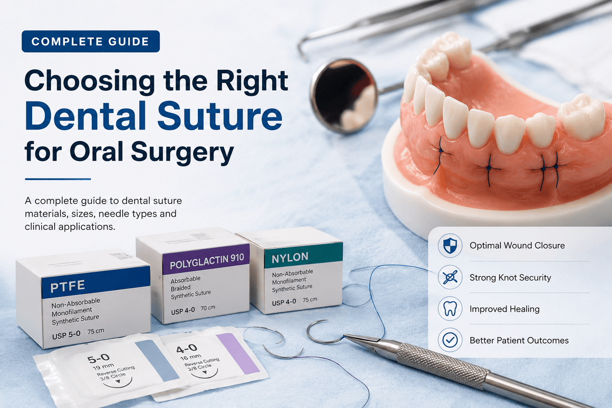Choosing the Right Dental Suture for Oral Surgery: Complete Guide for Dentists