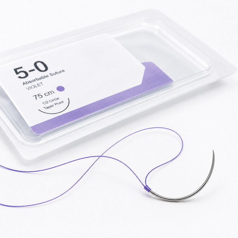 5-0 dental sutures for implant and periodontal surgery