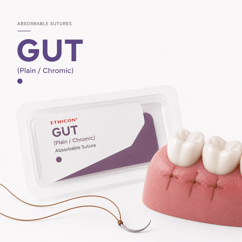 Plain and Chromic Gut Dental Sutures