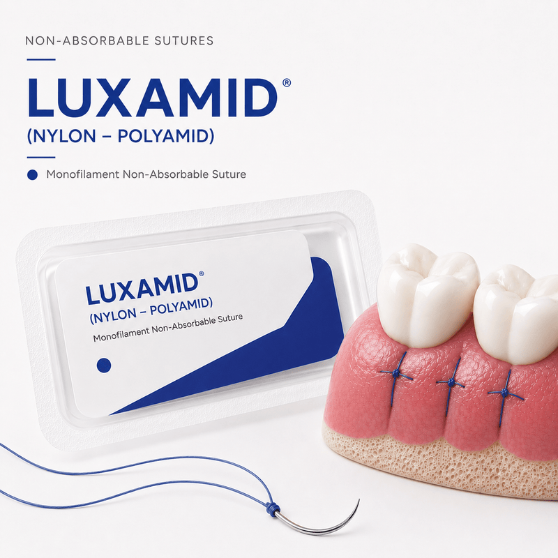 Nylon Dental Sutures - Luxamid Polyamide Non-Absorbable Sutures