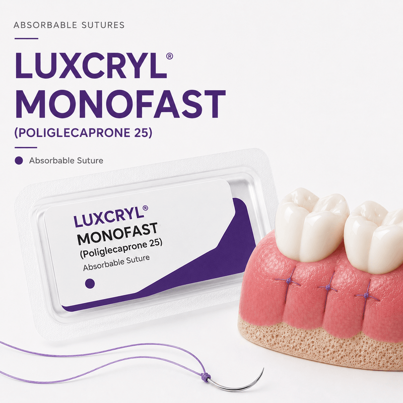 Luxcryl Monofast (Polyglecaprone) - Dental Sutures