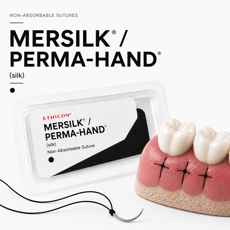 MERSILK PERMA-HAND Silk Dental Sutures