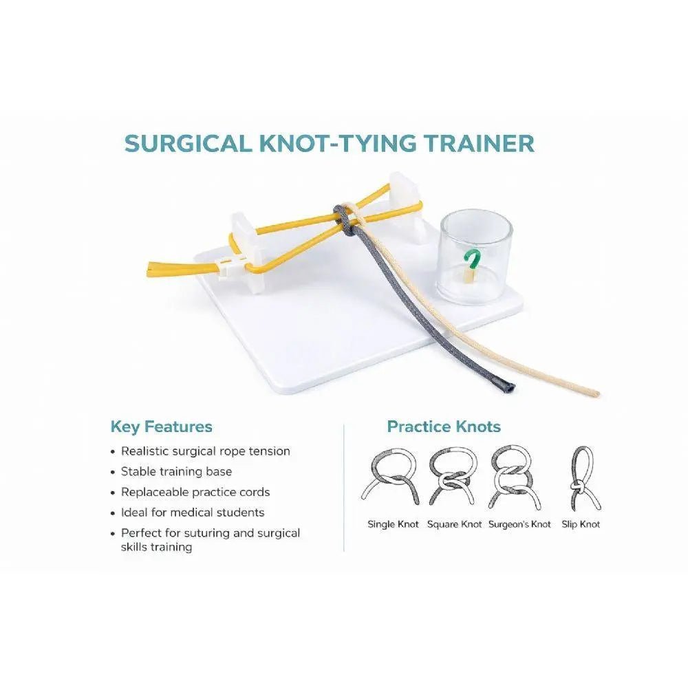 Precision Dermal Surgical Knot - Tying Practice Kit – Medical Suturing & Knot Training Simulator UK SKT-0022