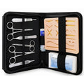 Precision Dermal Professional Suturing Practice Kit – 3 Layer Silicone Suture Training Pad & Surgical Instruments UK MS-STK01