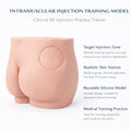 Precision Dermal Buttock Intramuscular Injection Training Model Gluteal IM Injection Practice Simulator UK IMB-0011