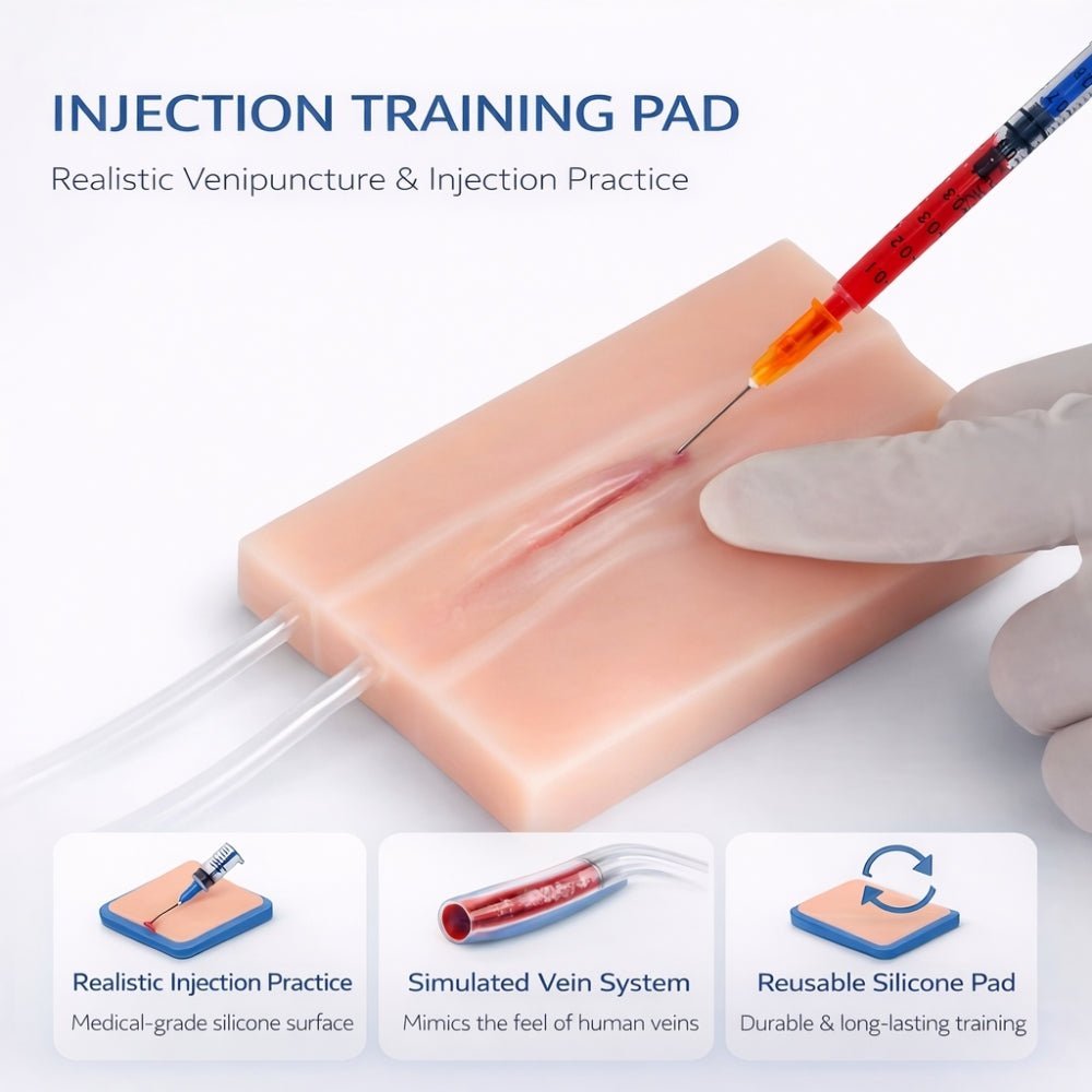 Precision Dermal IV Injection & Venipuncture Training Pad Phlebotomy Practice Model for Medical & Nursing Training UK IVP-002