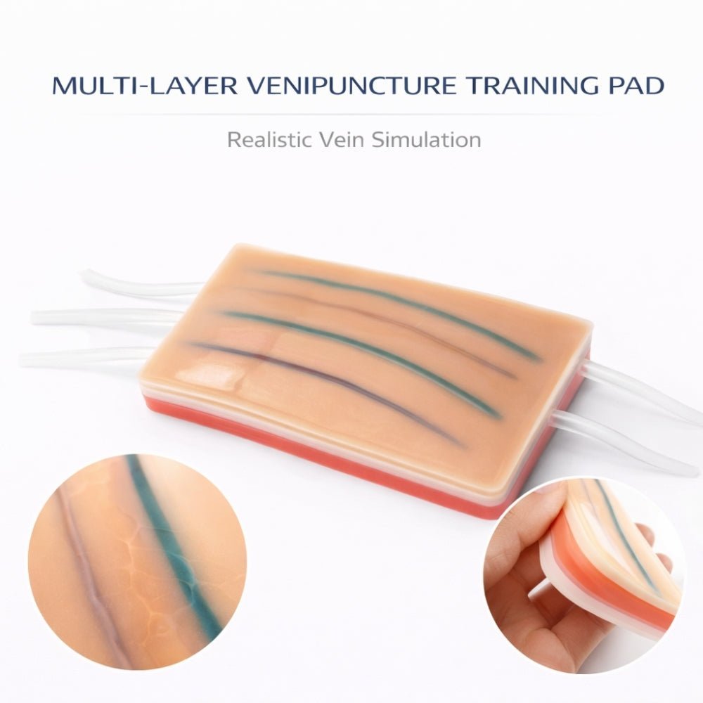 Precision Dermal Venipuncture IV Injection Training Pad Phlebotomy & IV Cannulation Practice Model UK IVP-003