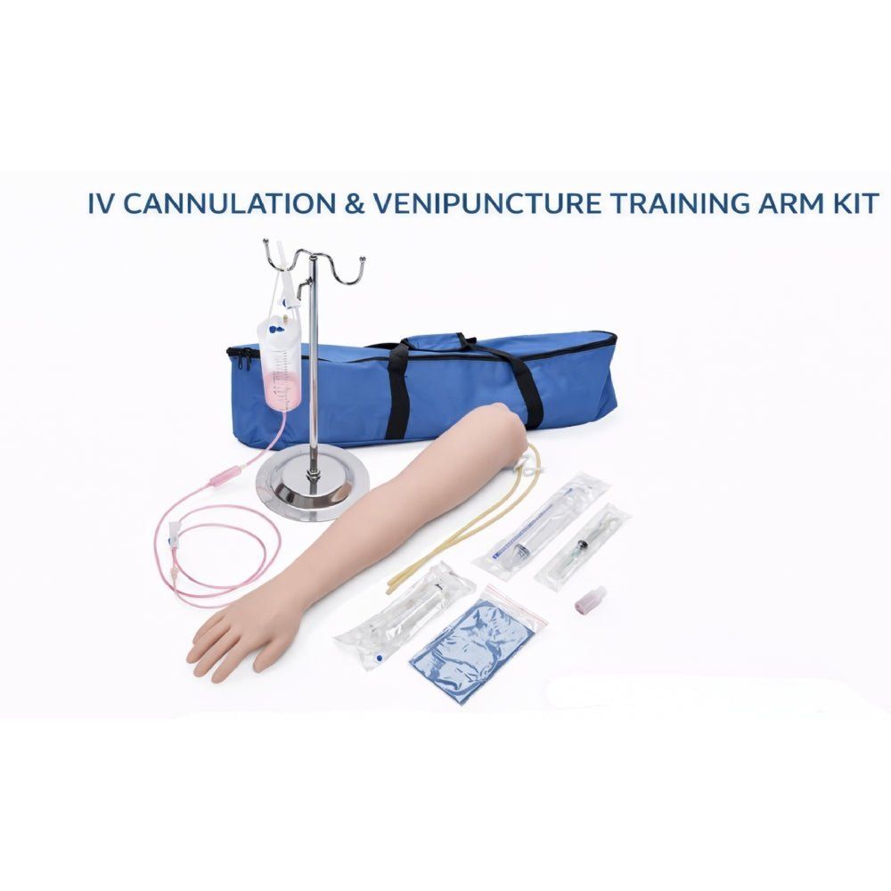 Precision Dermal Medical Injection Training Arm Venipuncture & IV Injection Practice Simulator UK IVT-001
