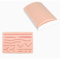Precision Dermal Suture Practice Pad with 14 Pre - Cut Wounds – Reusable Silicone Suturing Training Skin Model for Medical, Nursing & Clinical Skills Training UK CW3862148