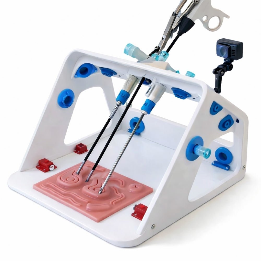 Precision Dermal Laparoscopic Trainer Box with Instruments – Surgical Skills Training Simulator UK LBT-001