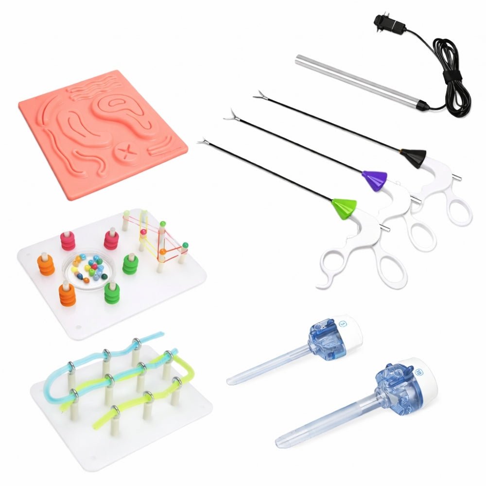 Precision Dermal Professional Laparoscopic Trainer Box – Minimally Invasive Surgical Skills Training Simulator UK LBT-006