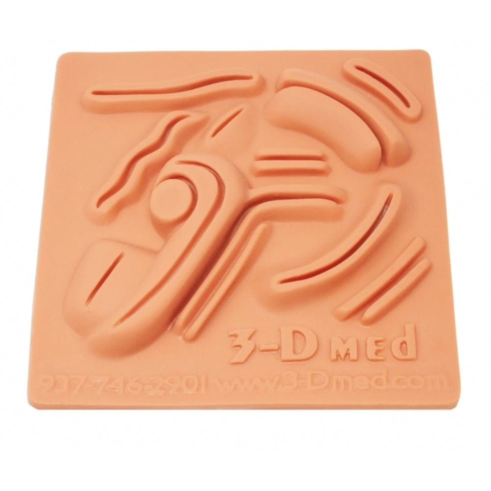 Precision Dermal 3 - Dmed Soft Tissue Suture Pad | Surgical Suturing Practice Training Pad UK LL-TRN-1210