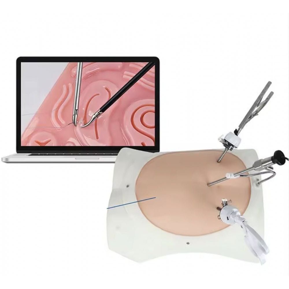 Precision Dermal Advanced Laparoscopic Trainer Box – Abdominal Minimally Invasive Surgery Training Simulator UK MS-LAP-BOX01