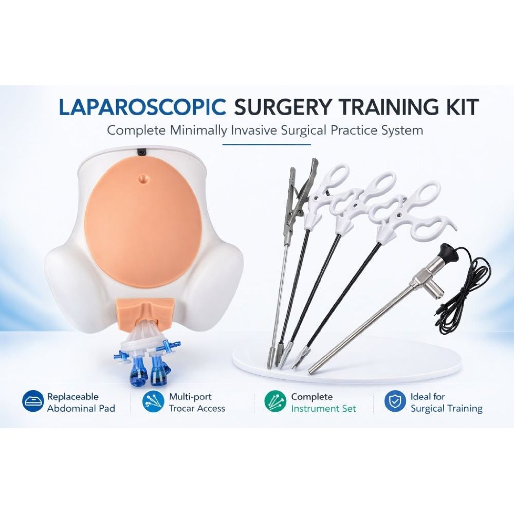 Precision Dermal Abdominal Laparoscopic Surgery Simulator – Advanced Minimally Invasive Surgical Training System UK MS-LAP-SIM02