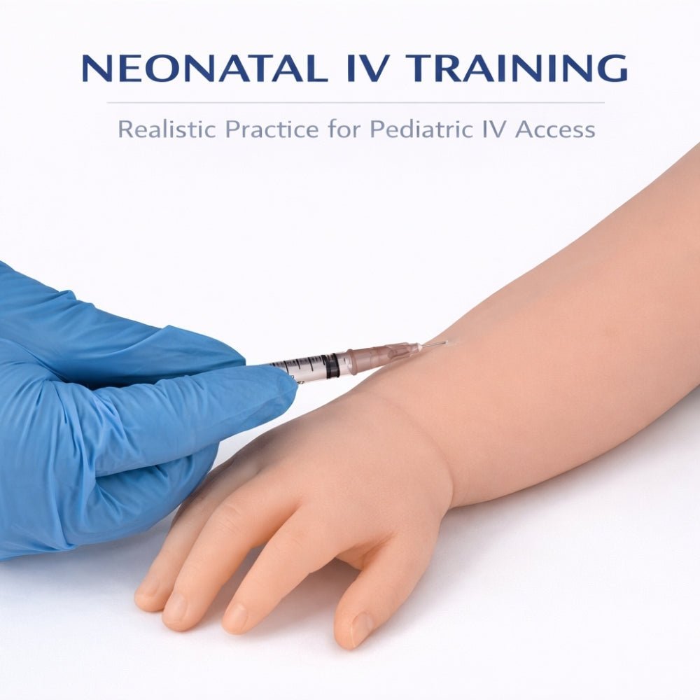 Precision Dermal Newborn IV Injection Training Arm Infant Venipuncture & Phlebotomy Practice Model UK NIV-001
