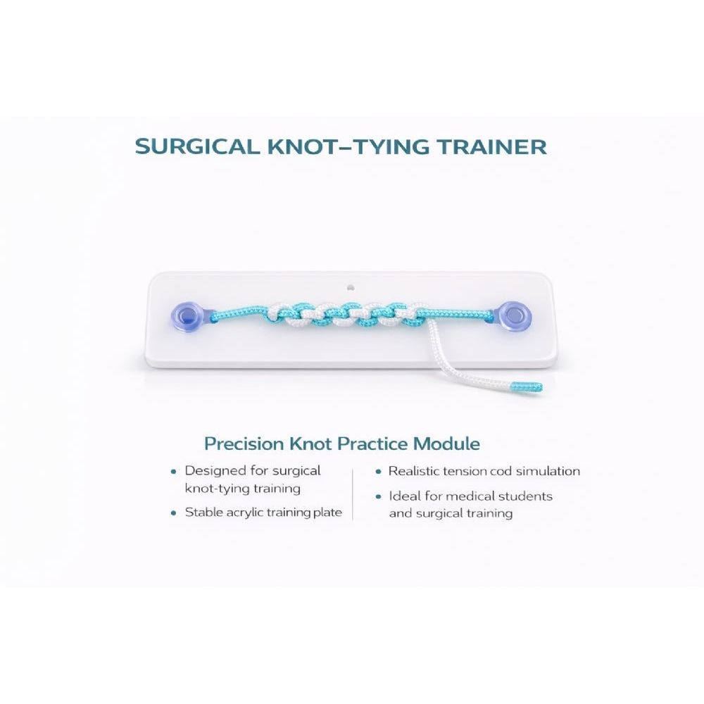 Precision Dermal Pocket - Size Surgical Knot - Tying Trainer – Portable Suturing Practice Simulator UK SKT-003