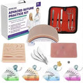 Precision Dermal Professional Advanced Suturing Practice Kit – Stainless Steel Surgical Instruments & Silicone Suture Training Pad UK SPK-ADV-SUTUREKIT