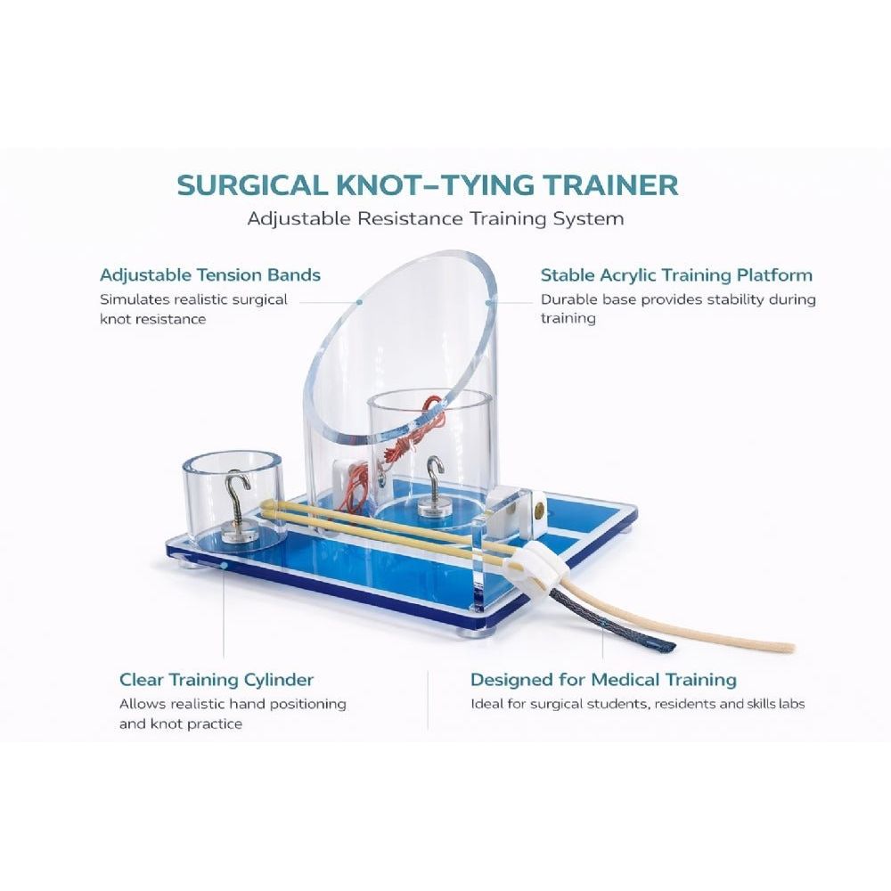 Precision Dermal Surgical Wound Suture & Knotting Training Model Medical Suturing Practice Simulator UK STM-001