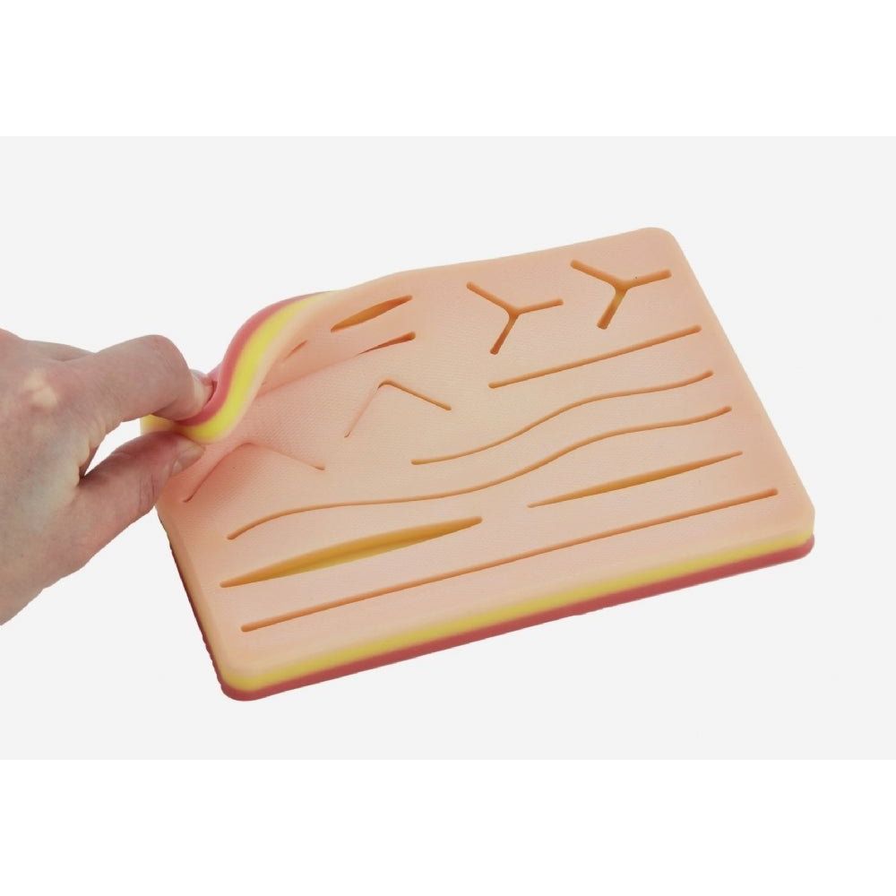 Precision Dermal 3 - Layer Silicone Suture Training Pad for Suturing Practice UK STP