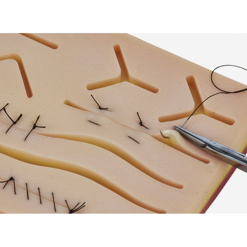 Precision Dermal 3 - Layer Silicone Suture Training Pad for Suturing Practice UK STP
