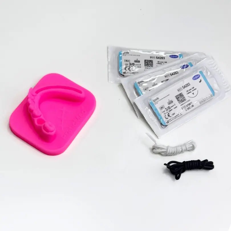 PraticMed Dental Suture and Flap Closure Eco Training Pad – PraticMed UK 1004Beyaz