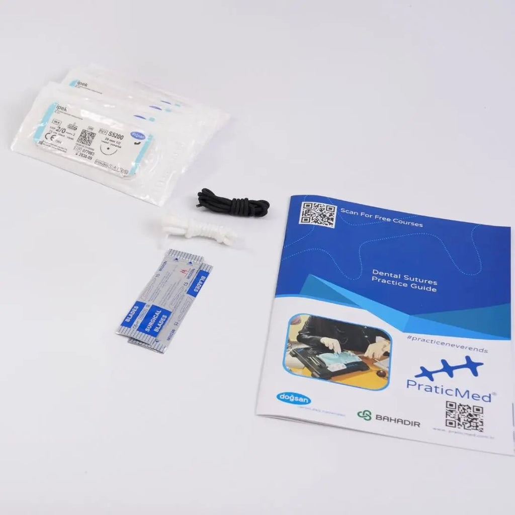 PraticMed Dental Suture and Flap Closure Eco Training Pad – PraticMed UK 1004Beyaz
