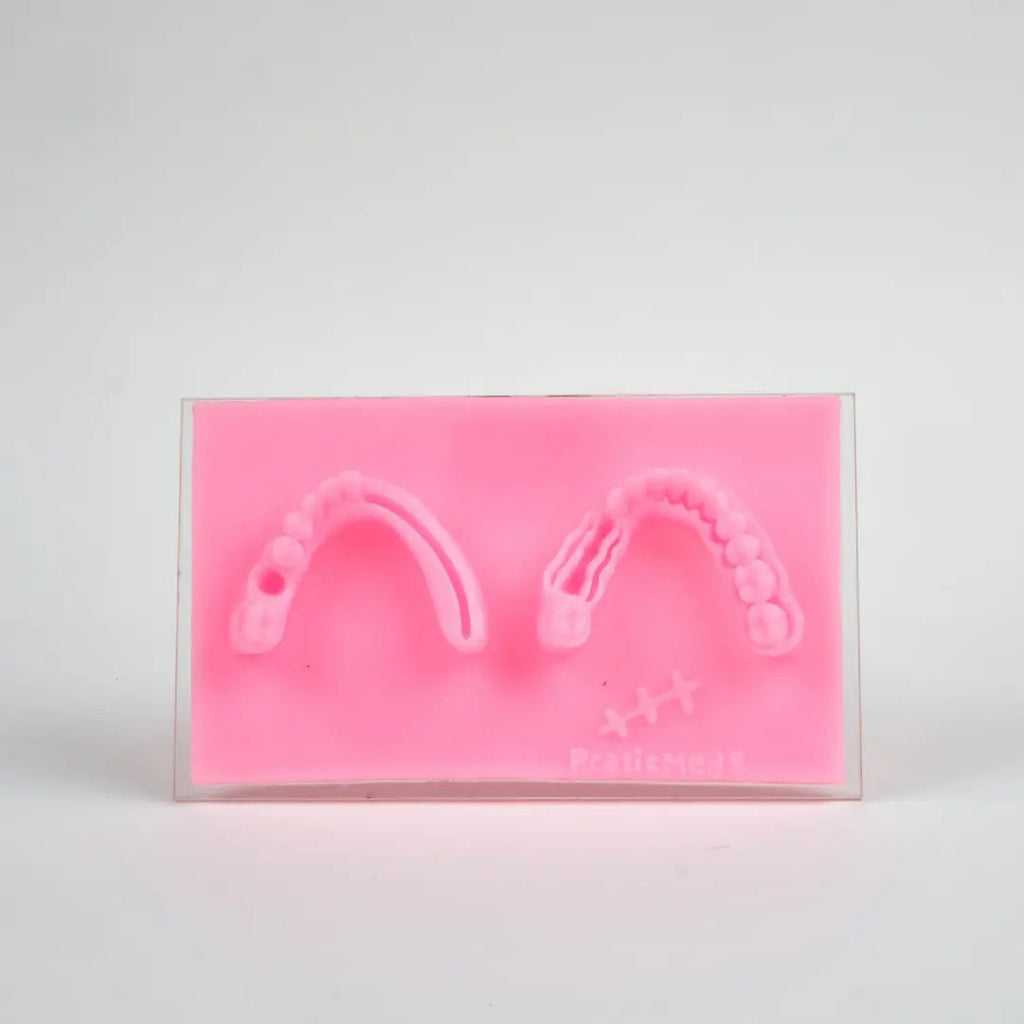 PraticMed Dental Suture and Flap Closure Training Pad UK 1003pembe