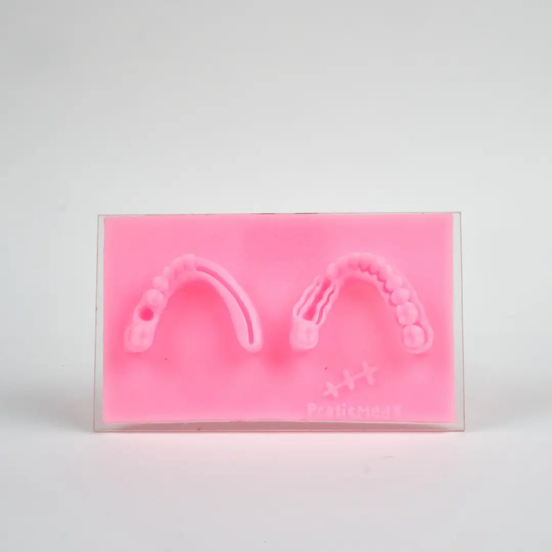 PraticMed Dental Suture and Flap Closure Training Pad UK 1003pembe