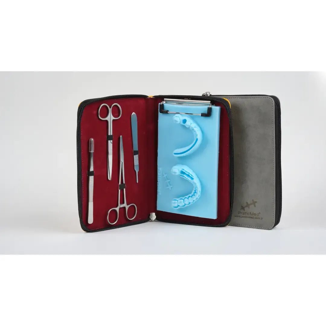 PraticMed Dental Suture and Flap Training Kit – Bag and Pad Colour Choice UK 1002grimavi