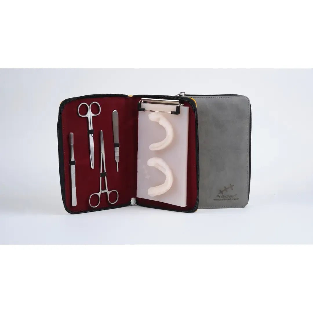 PraticMed Dental Suture and Flap Training Kit – Bag and Pad Colour Choice UK 1002grineon