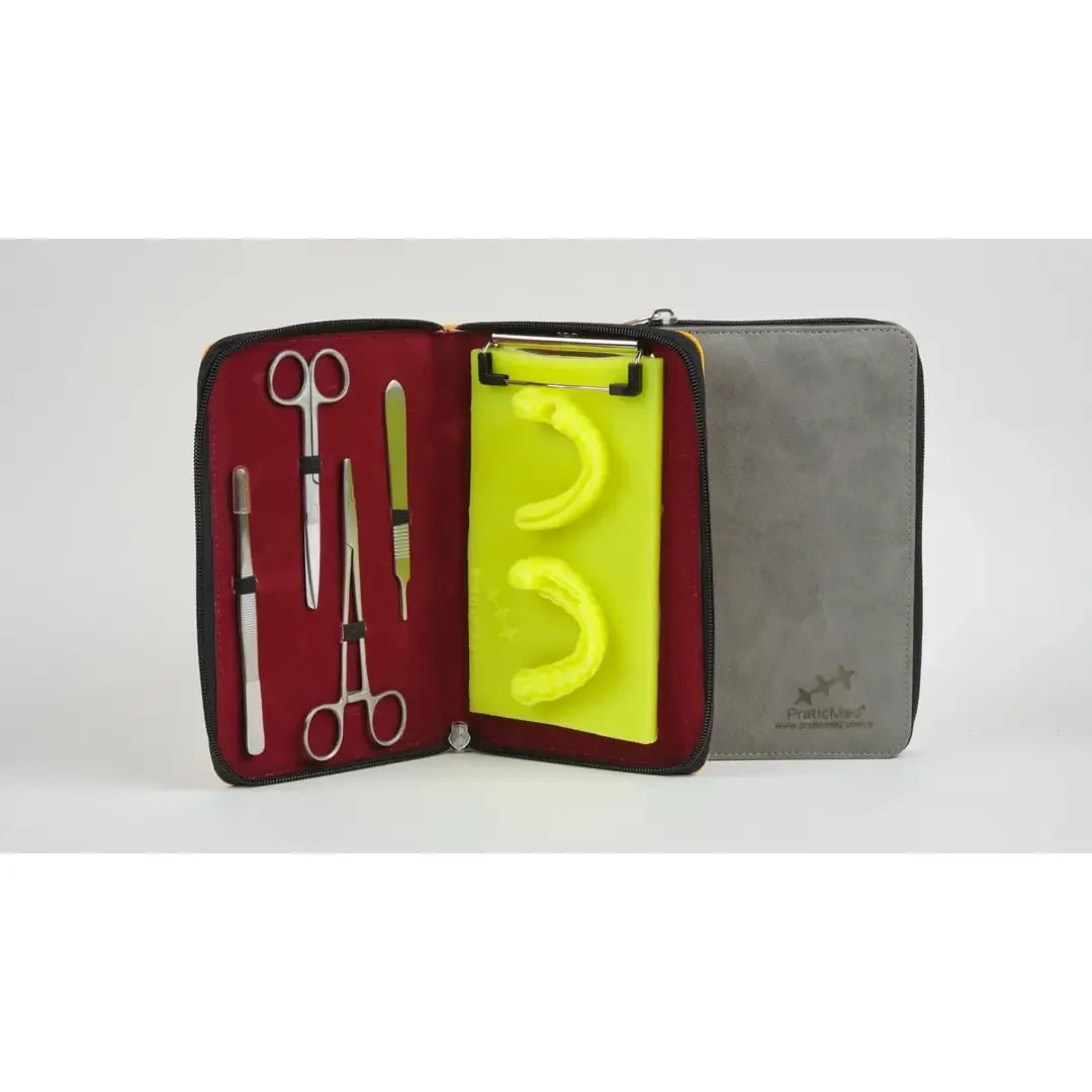 PraticMed Dental Suture and Flap Training Kit – Bag and Pad Colour Choice UK 1002grisari