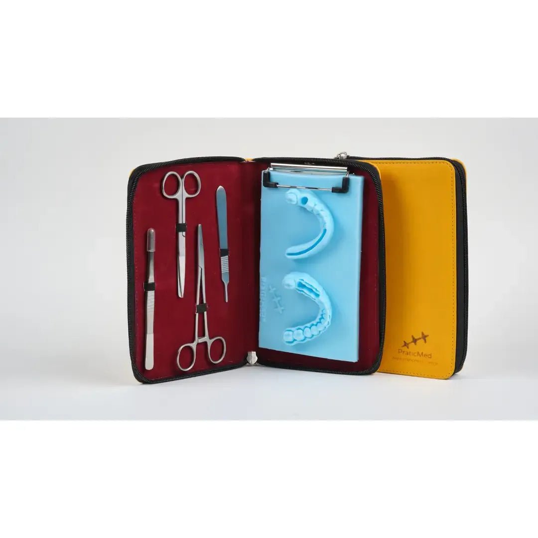 PraticMed Dental Suture and Flap Training Kit – Bag and Pad Colour Choice UK 1002sarimavi