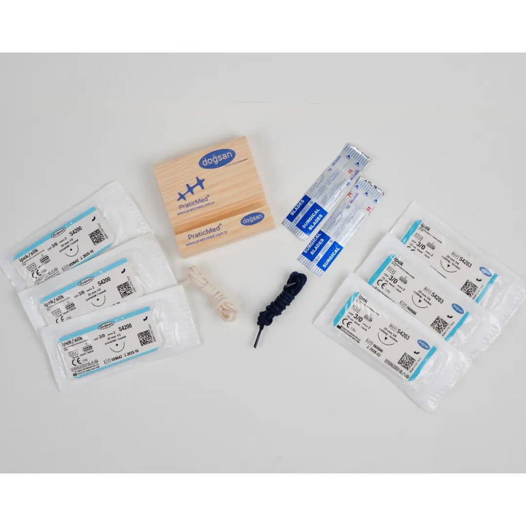PraticMed Dental Suture and Flap Training Kit – Bag and Pad Colour Choice UK 1002sarımor