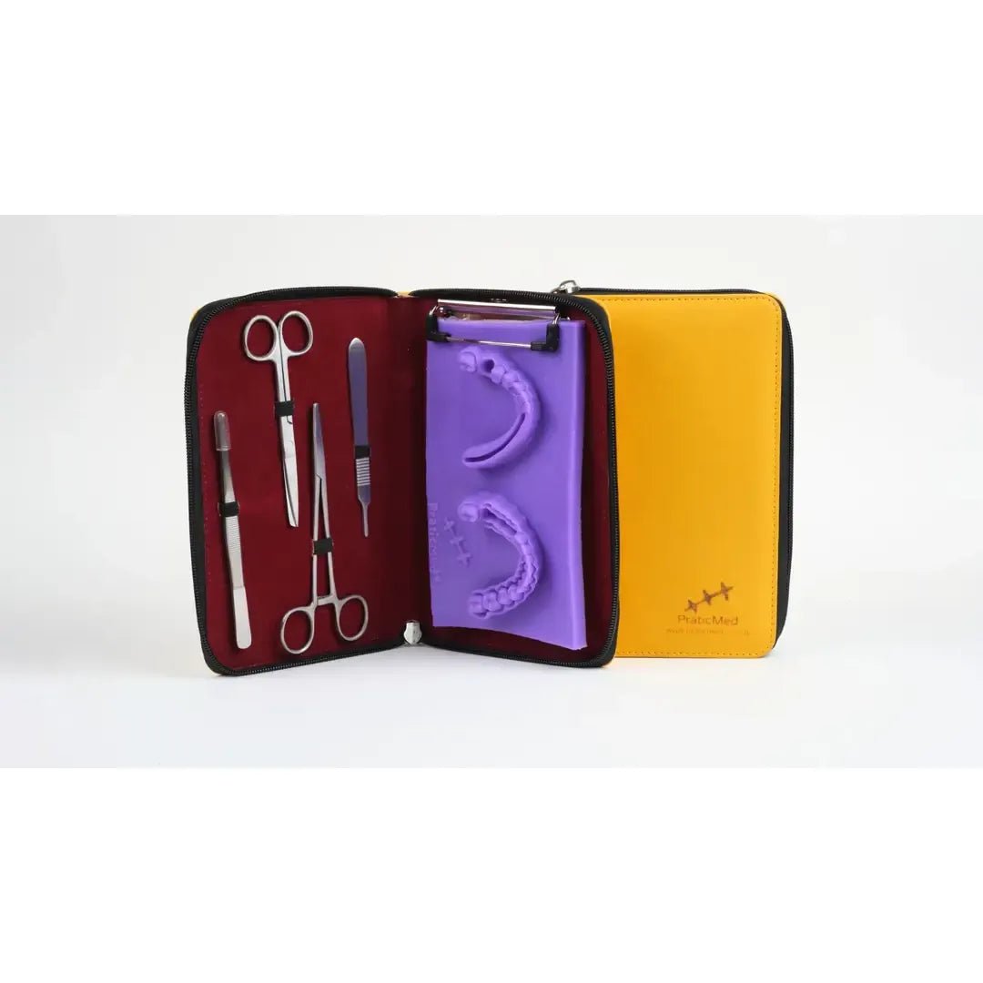 PraticMed Dental Suture and Flap Training Kit – Bag and Pad Colour Choice UK 1002sarımor