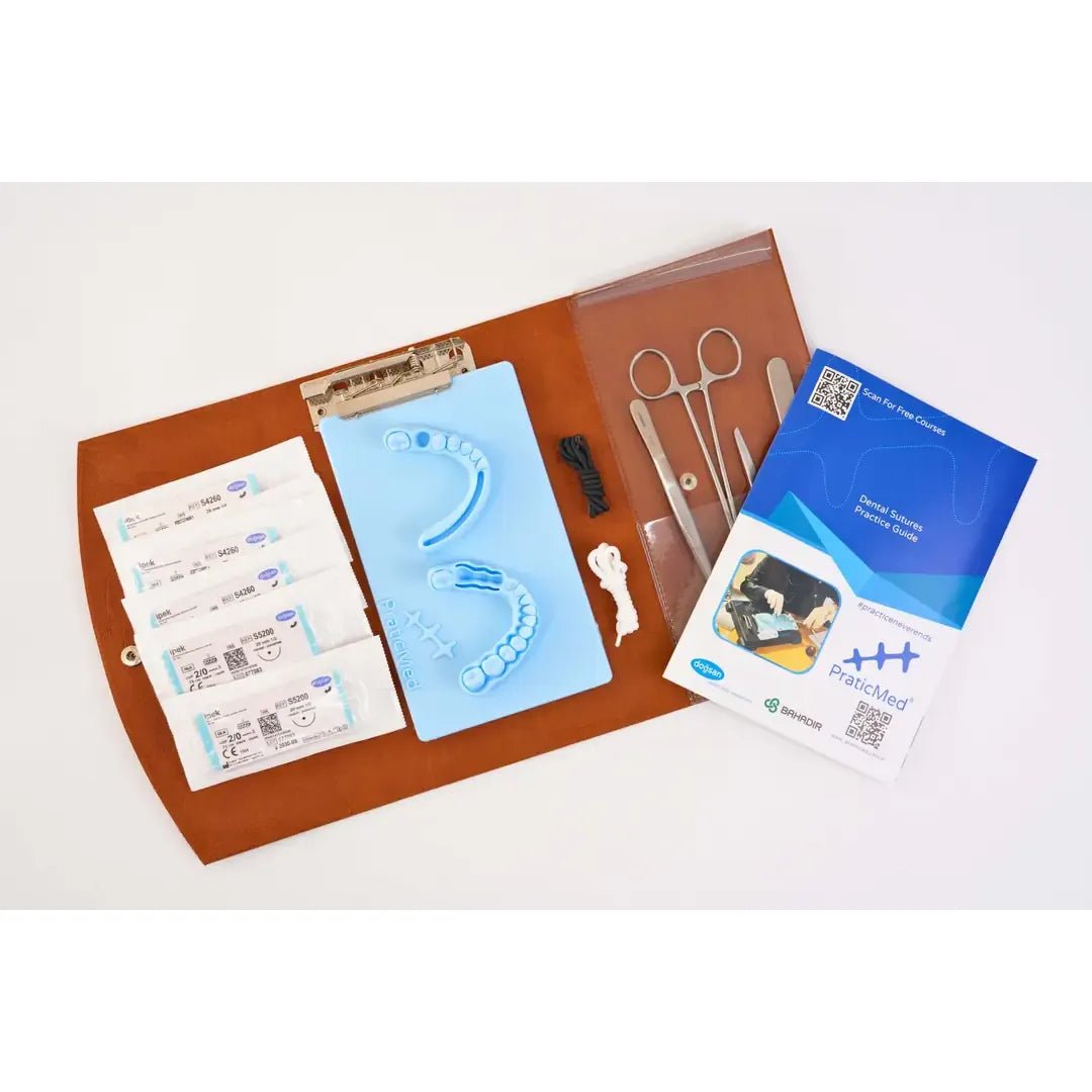 PraticMed Dental Suture and Flap Training Kit – Pad Colour Choice UK 1002blue