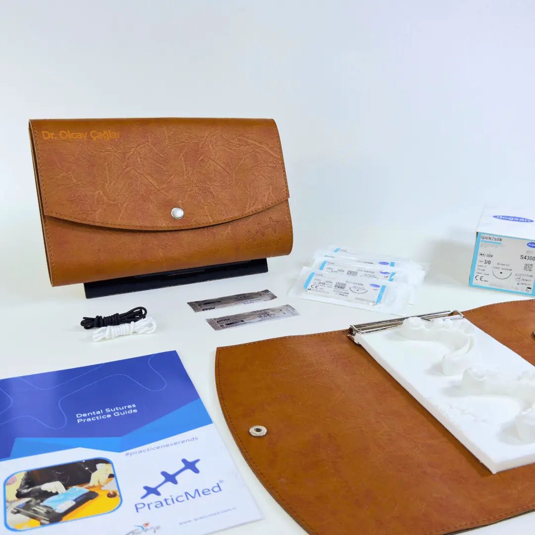 PraticMed Dental Suture and Flap Training Kit – Pad Colour Choice UK 1002neon