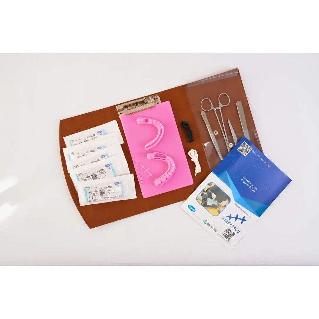 PraticMed Dental Suture and Flap Training Kit – Pad Colour Choice UK 1002pembe