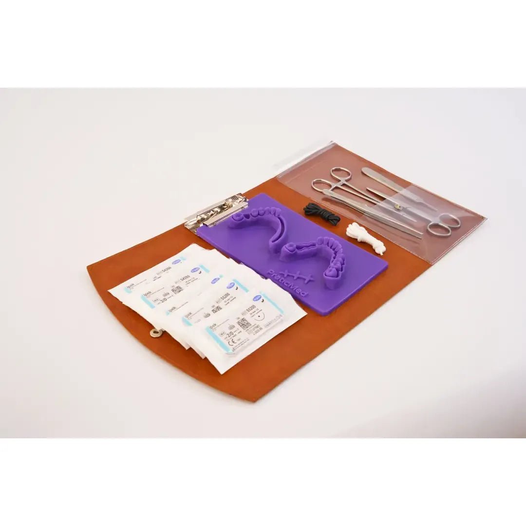 PraticMed Dental Suture and Flap Training Kit – Pad Colour Choice UK 1002purple