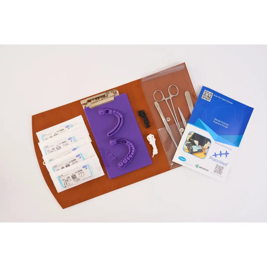 PraticMed Dental Suture and Flap Training Kit – Pad Colour Choice UK 1002purple