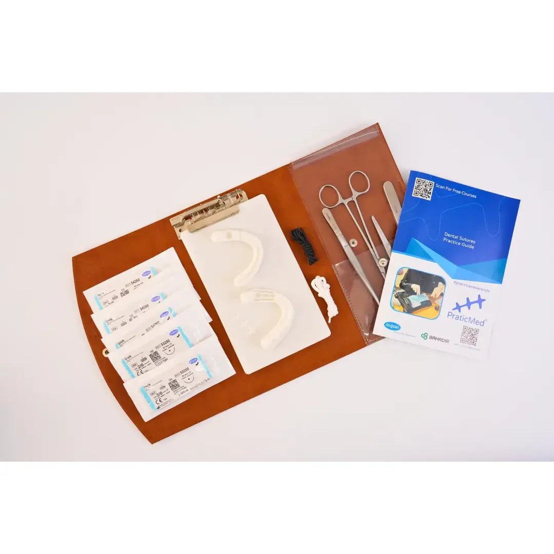 PraticMed Dental Suture and Flap Training Kit – Pad Colour Choice UK 1002white