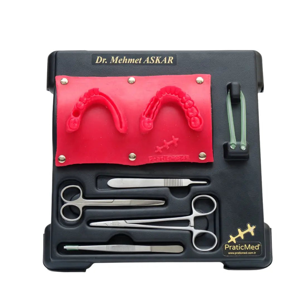 PraticMed Dental Suture and Flap Training Kit – Pro Black UK 1001S_Beyaz