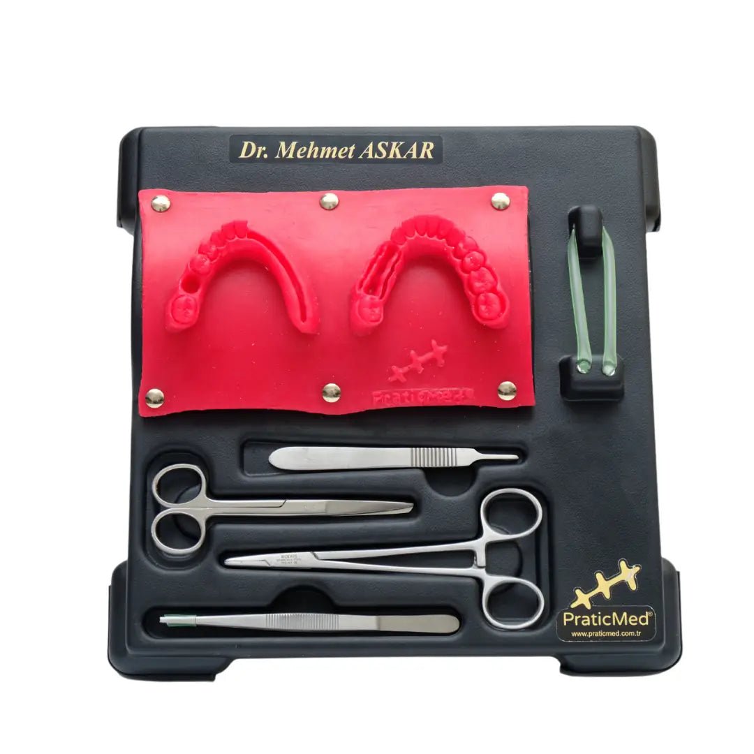 PraticMed Dental Suture and Flap Training Kit – Pro Black UK 1001S_Beyaz