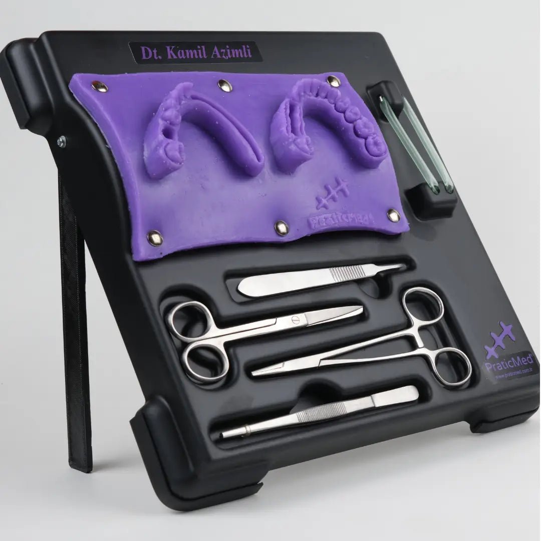 PraticMed Dental Suture and Flap Training Kit – Pro Black UK 1001S_Mor