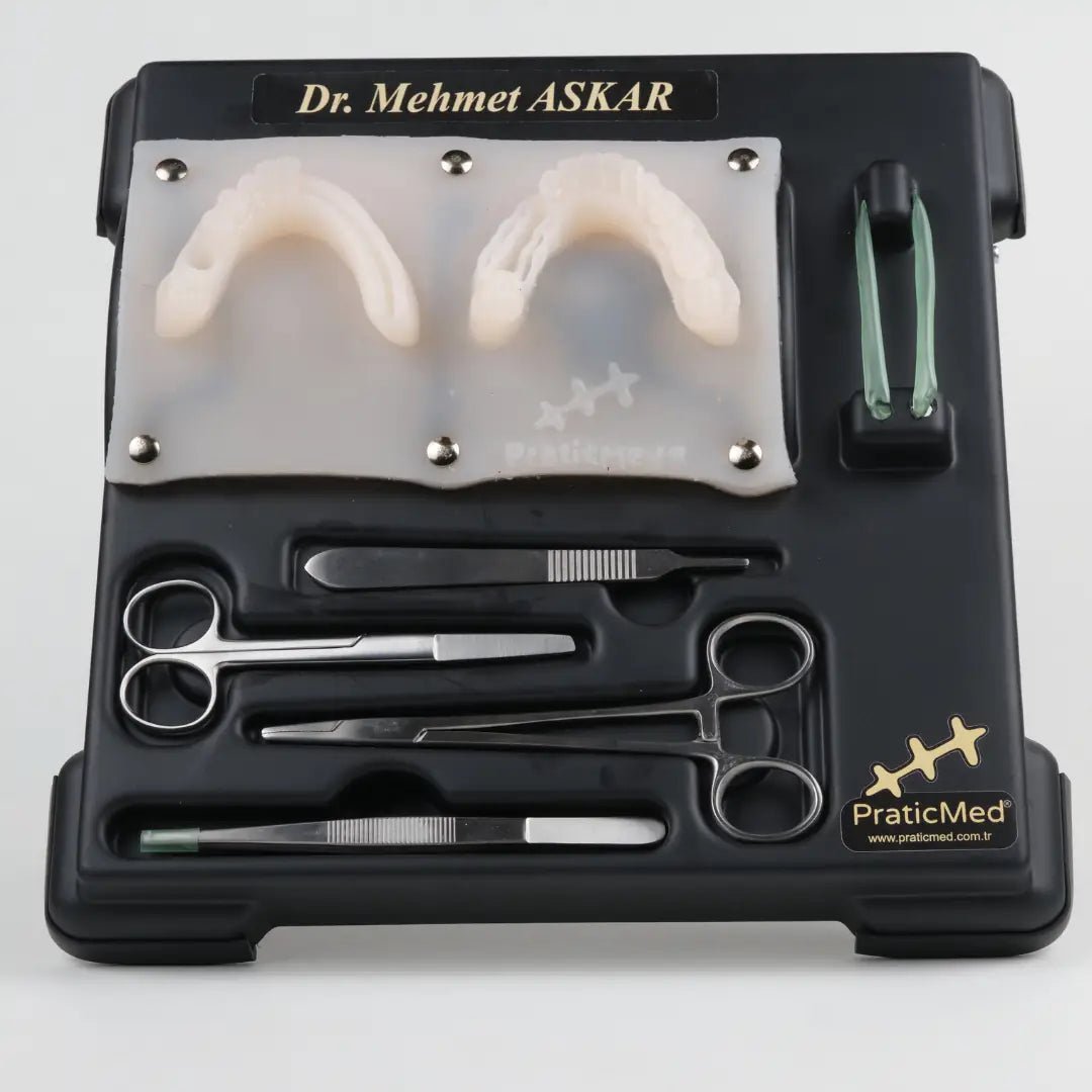 PraticMed Dental Suture and Flap Training Kit – Pro Black UK 1001S_Neon