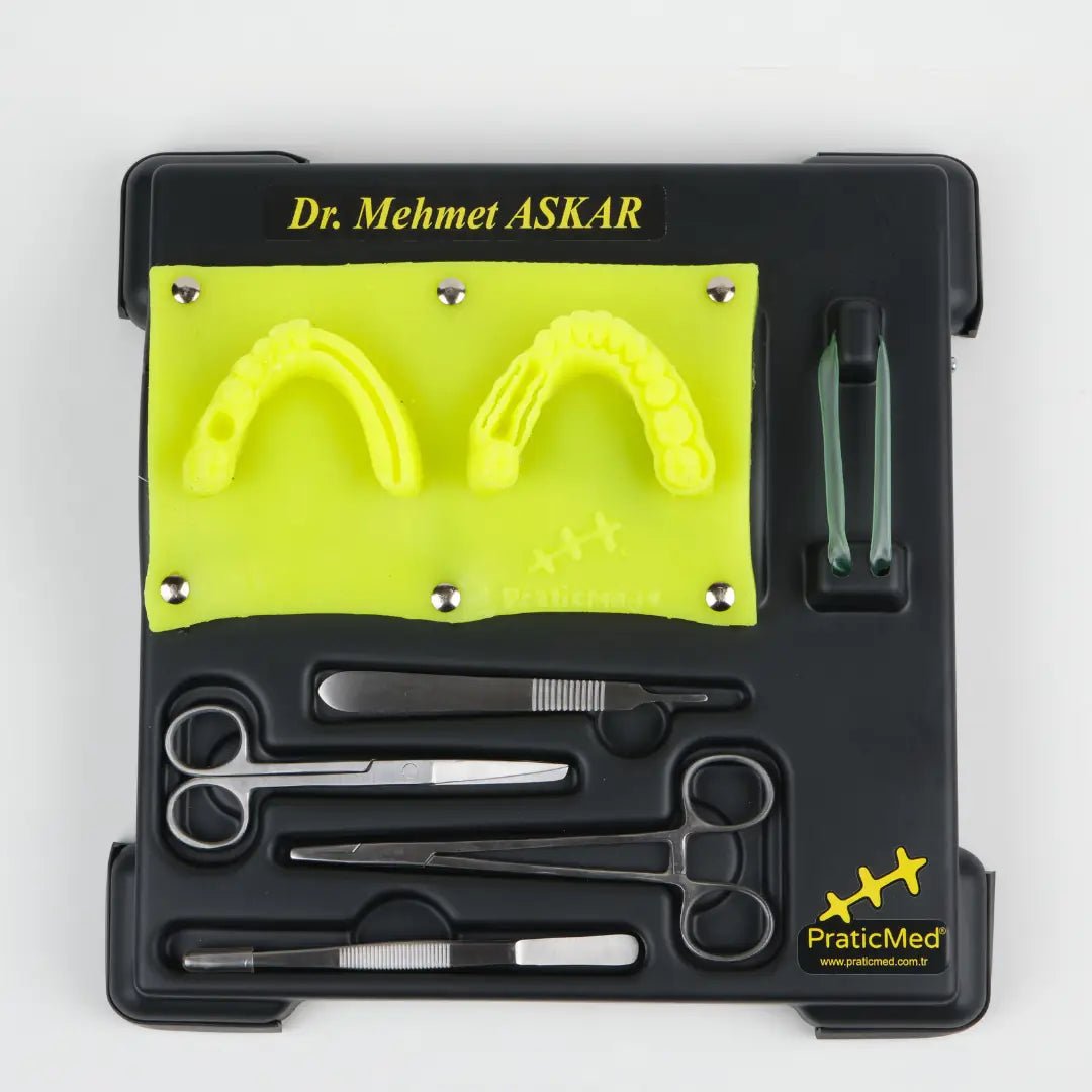 PraticMed Dental Suture and Flap Training Kit – Pro Black UK 1001S_Sarı