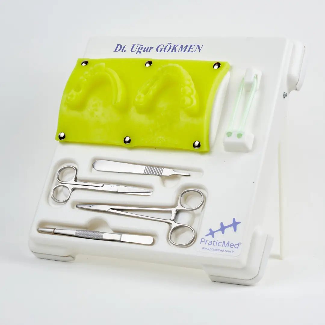 PraticMed Dental Suture and Flap Training Kit – Pro White UK 1001B_Kırmızı