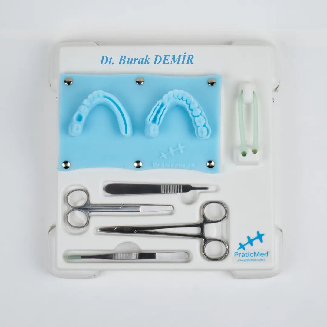 PraticMed Dental Suture and Flap Training Kit – Pro White UK 1001B_Mavi
