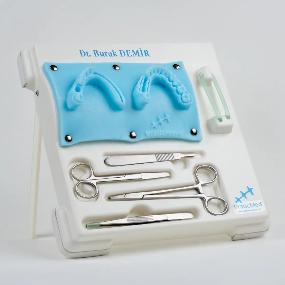 PraticMed Dental Suture and Flap Training Kit – Pro White UK 1001B_Mavi