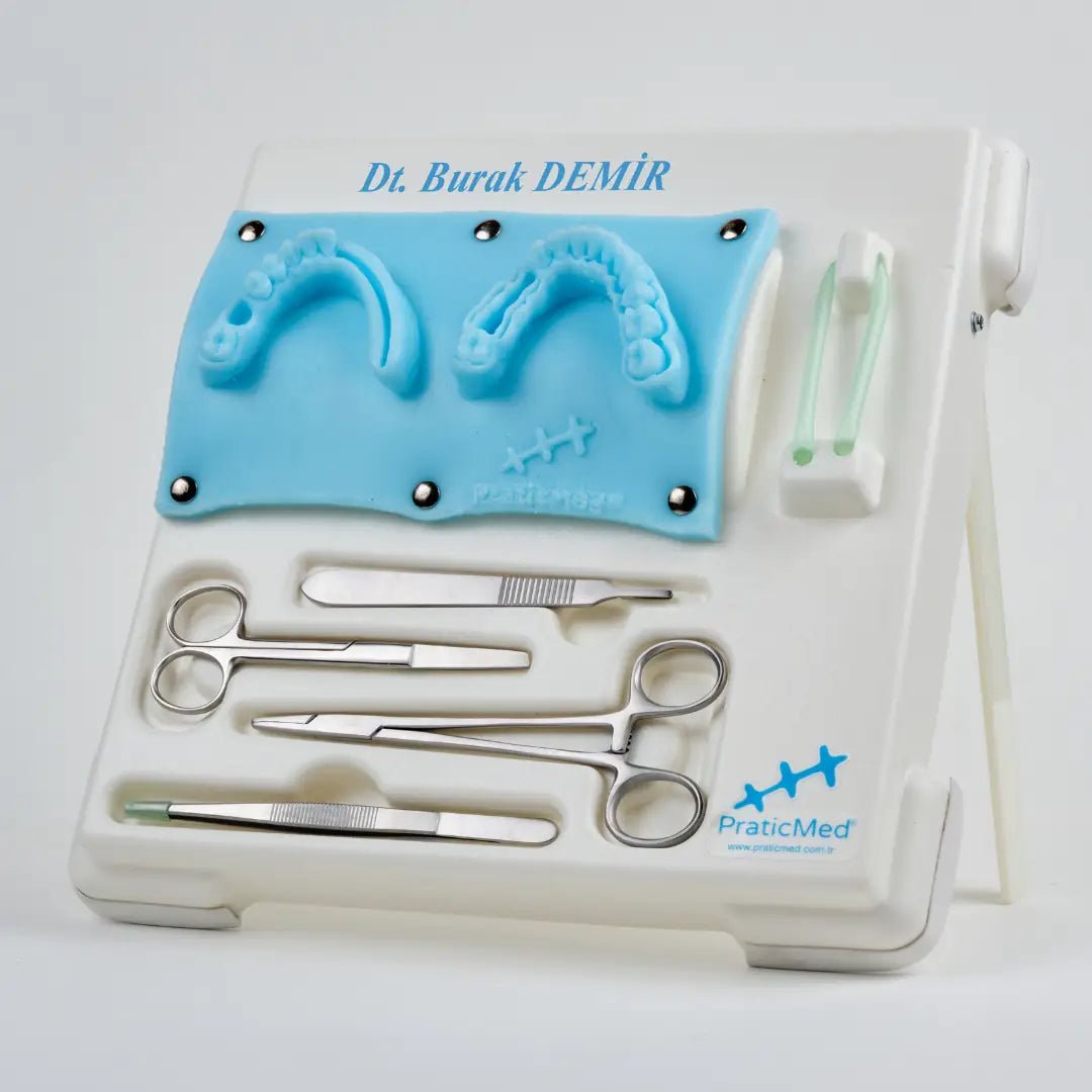 PraticMed Dental Suture and Flap Training Kit – Pro White UK 1001B_Mavi