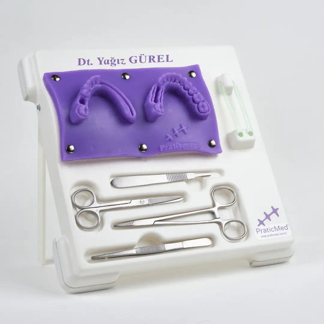 PraticMed Dental Suture and Flap Training Kit – Pro White UK 1001B_Mor
